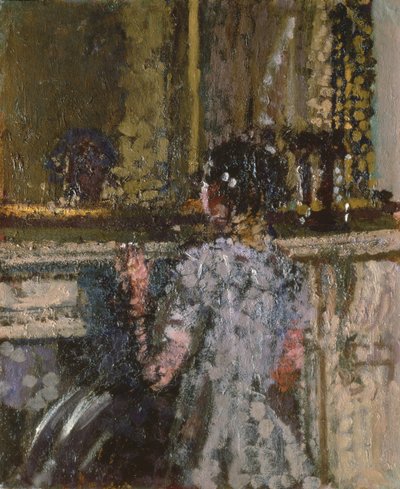 Ragazza che guarda in uno specchio da Walter Richard Sickert